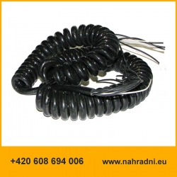 5002071H Spirálový kabel 5 žil
